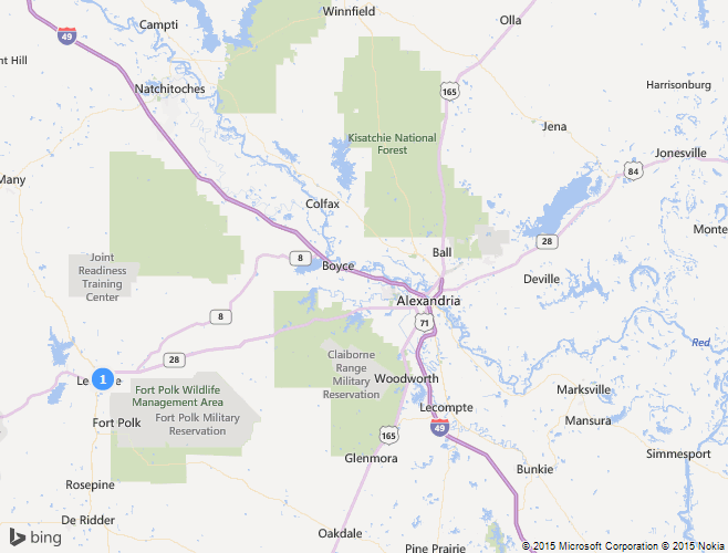 Large Map of Leesville High School
